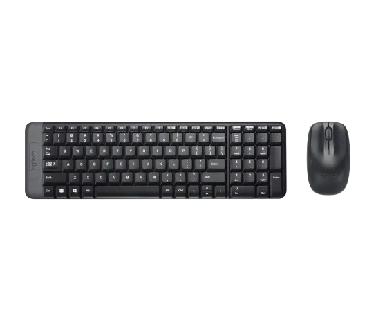 Combo teclado + mouse Logitech MK220 Inalámbrico
